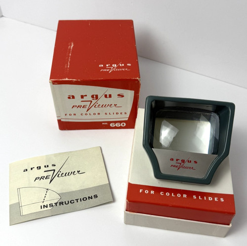 Vtg argus color slide viewer - argus,